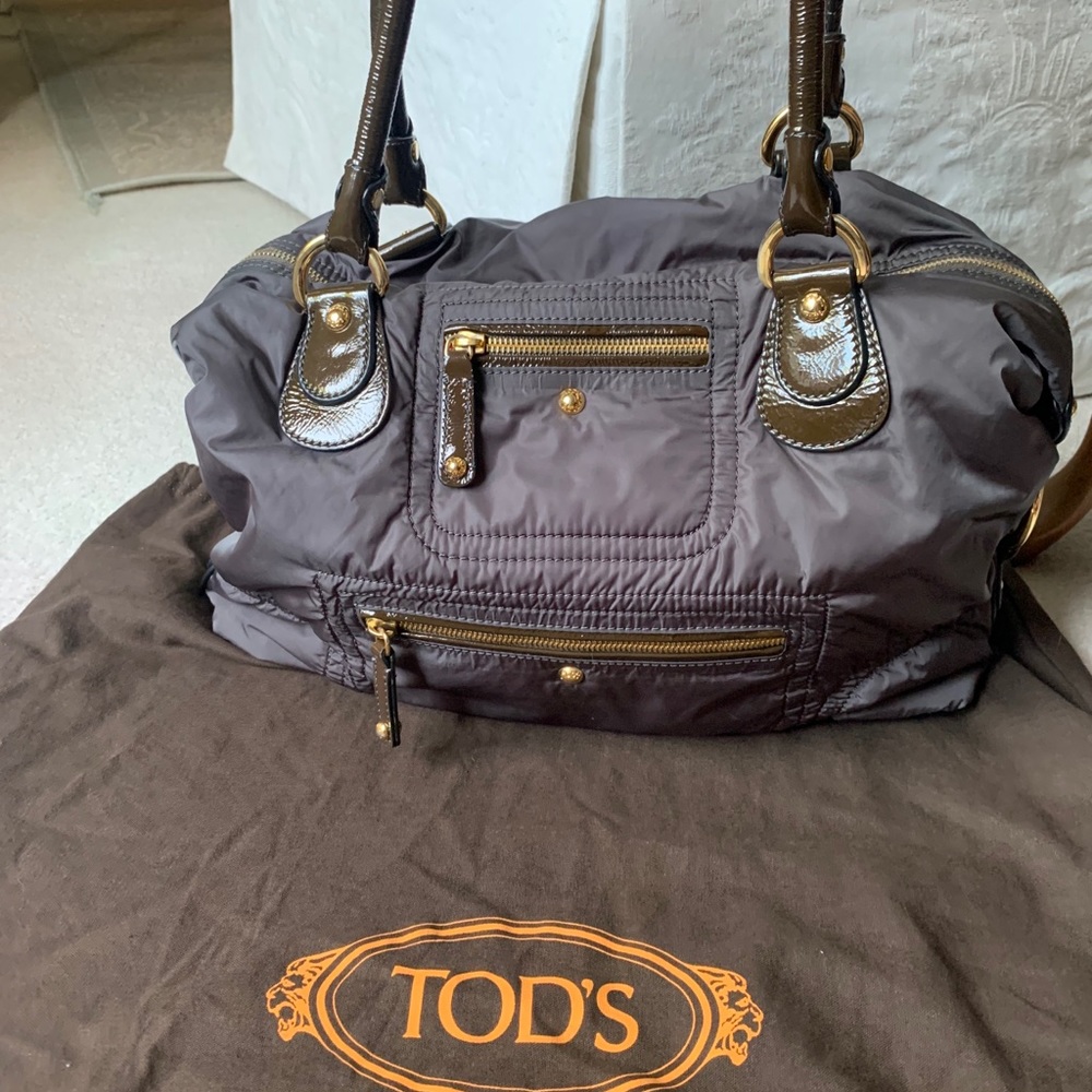 JP Tod Pashmy Bauletto in charcoal
